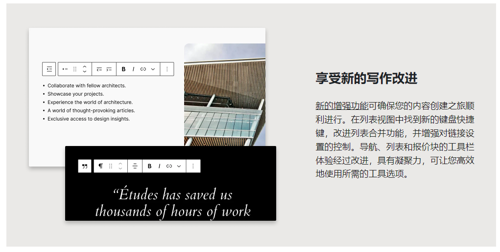 欢迎使用 WordPress 6.4