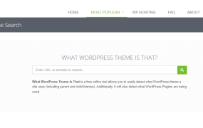 能检测到WordPress程序使用什么网站主题的在线工具 - 鹿泽笔记